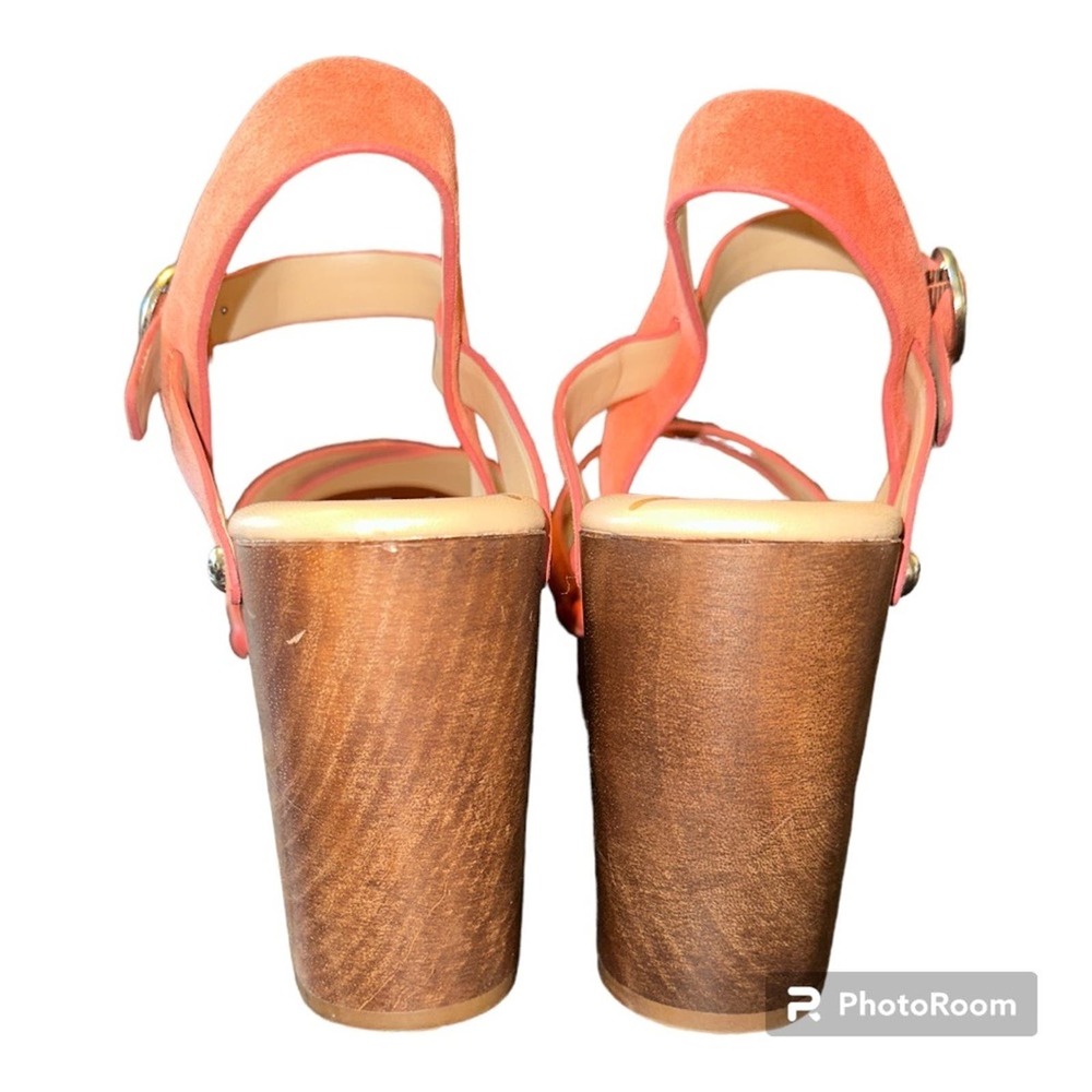Sam Edelman Josefine Platform Heeled Sandal Tangerine size 11 - Picture 4 of 10